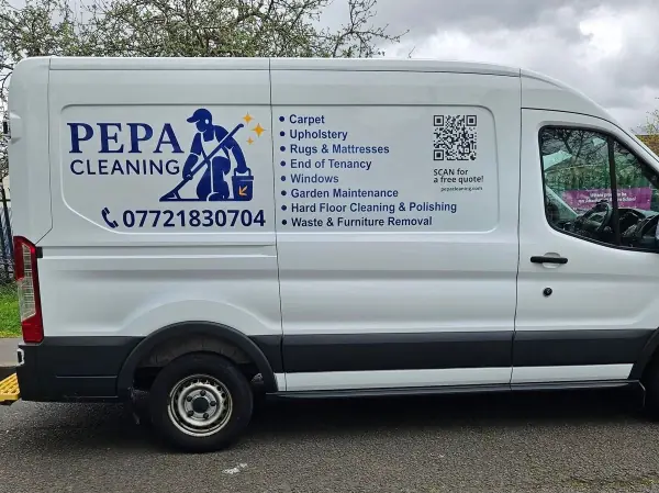 The Pepa Cleaning van